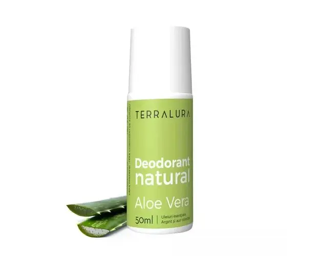 Deodorant Roll-on Natural Aloe Vera, 50ml | Terralura