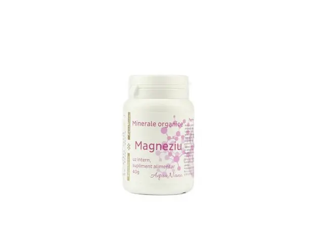 Magneziu Organic, 40g | Aquanano