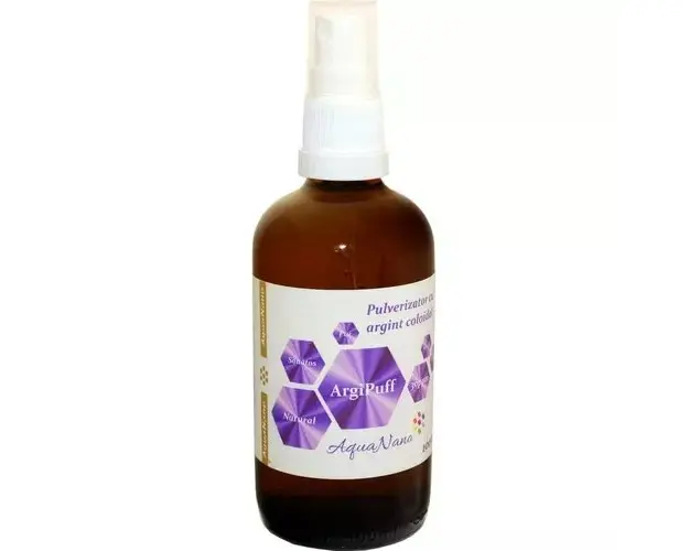 ArgiPuff, lotiune cu argint coloidal, 30ppm, 100ml | AquaNano
