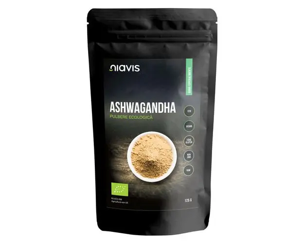 Ashwagandha pulbere 125g ECO| Niavis
