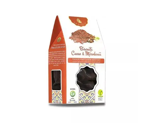 Biscuiţi vegani cu cacao şi mirodenii, fara zahar, 130g | Ambrozia