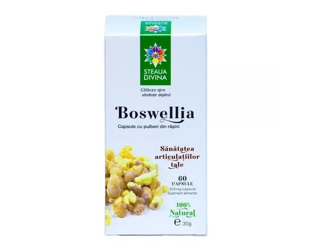 Boswellia 500mg, 60 capsule | Steaua Divina