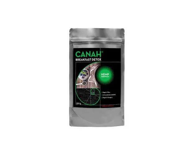 Breakfast Detox - ACTIVE Colon - Fibre din seminte de canepa, 300g | Canah
