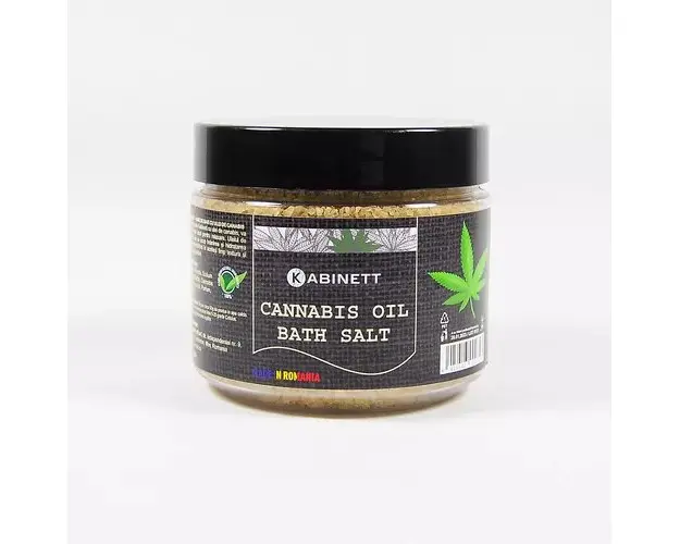 Sare de baie cu ulei de canepa, 600g | Kabinett