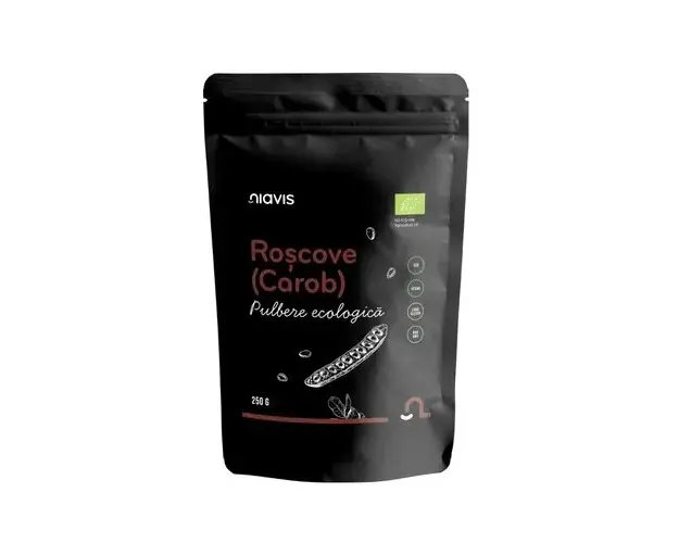 Roşcove (Carob) Pudra Ecologica/Bio 250g ECO| Niavis