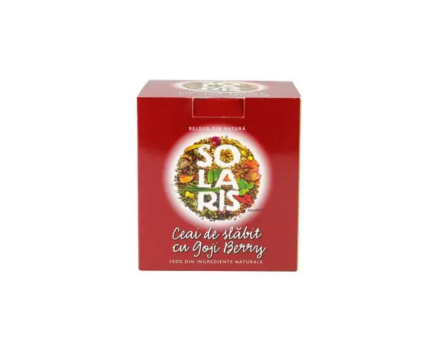 Ceai de Slabit Goji Berry, 20 plicuri | Solaris