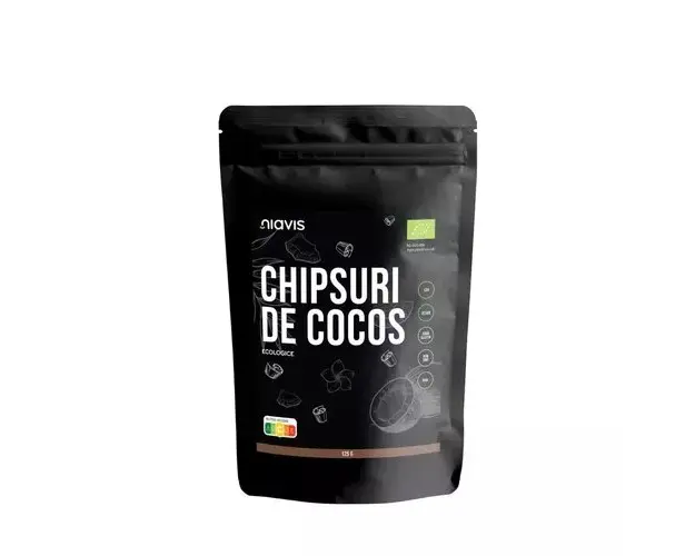 Chipsuri de Cocos Raw 125g ECO | Niavis 