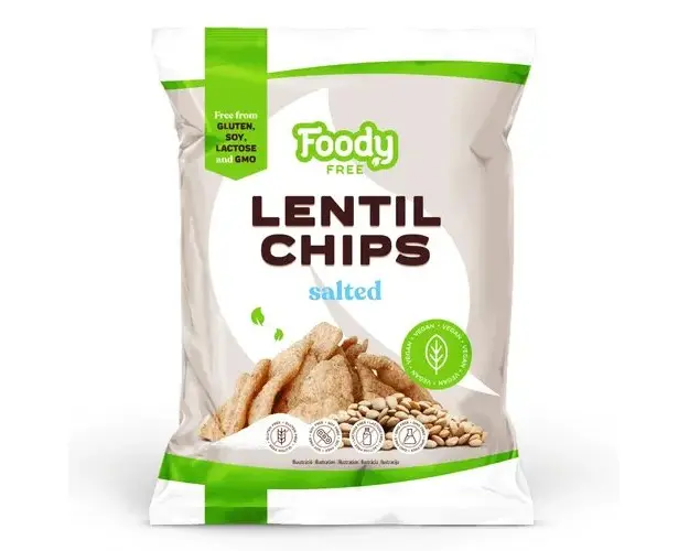 Chipsuri din Linte cu Sare, 50g | Foody Free