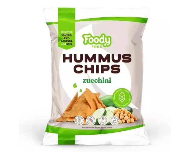 Chipsuri Hummus cu Zucchini, 50g | Foody Free