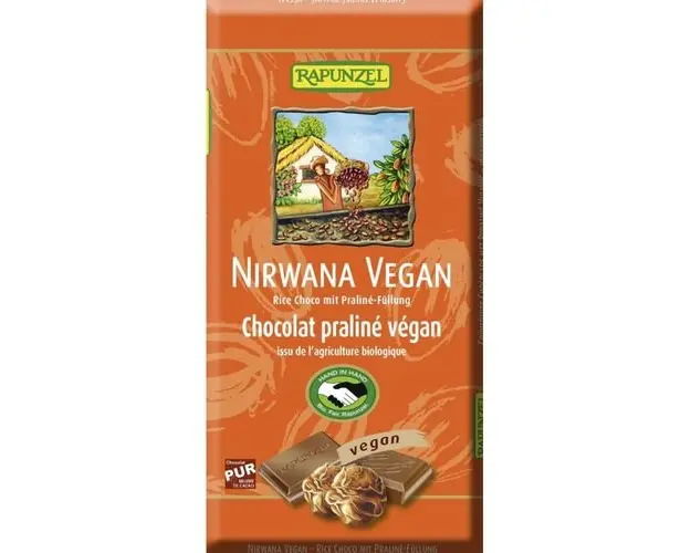 Ciocolata Nirwana Vegana, ECO 100g | Rapunzel