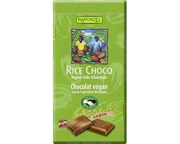 Ciocolata Vegana cu Lapte de Orez, ECO 100g | Rapunzel