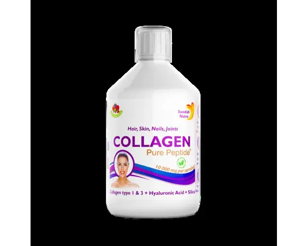 Colagen Lichid Hidrolizat Tip 1 si 3 10000mg + 9 Ingrediente Active, 500 ml | Swedish Nutra