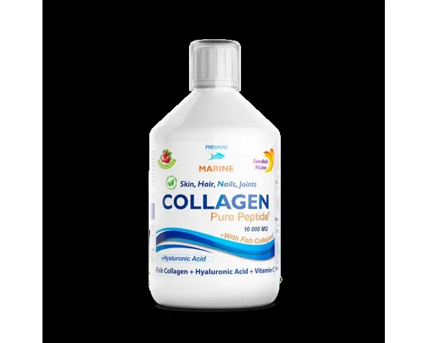 Colagen Marin Hidrolizat 10000mg cu 9 Ingrediente Active, 500 ml | Swedish Nutra