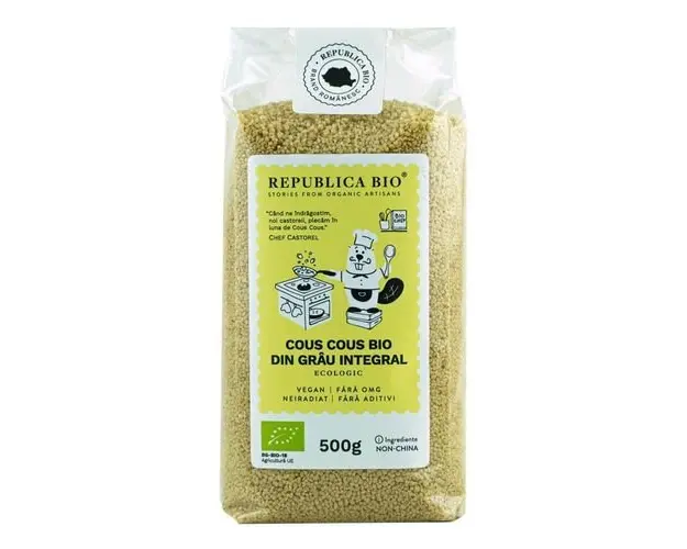 Cous Cous din Grau Integral, 500g ECO| Republica BIO