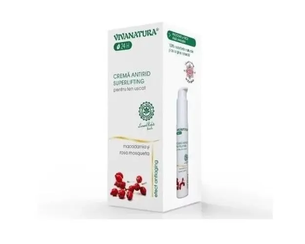 Crema Antirid Superlifting Pentru Ten Uscat, 45ml | Vivanatura