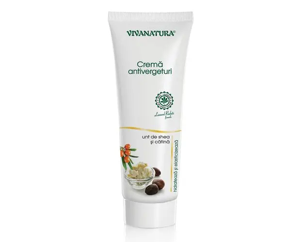 Crema Antivergeturi cu Unt de Shea si Catina, 250ml | Vivanatura