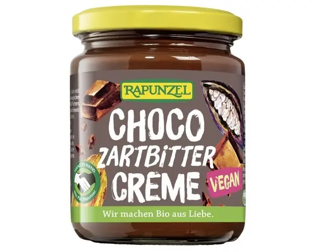 Crema cu Ciocolata Amaruie Vegana, ECO 250g | Rapunzel
