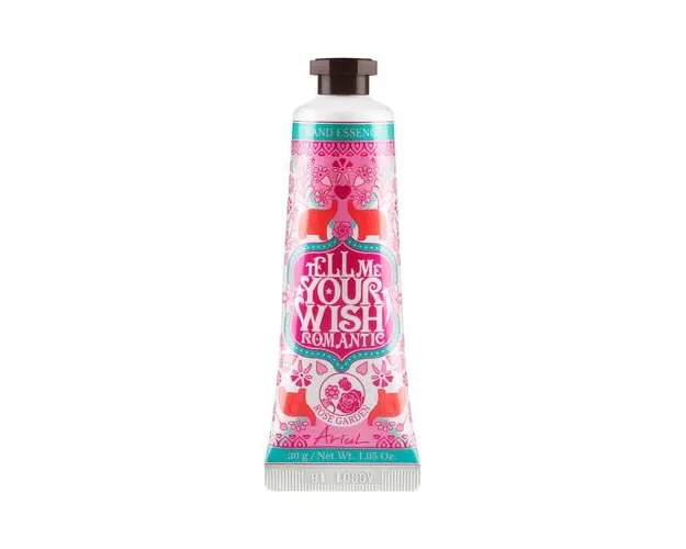 Crema de maini si unghii Tell Me Your Wish Hand Essence Romantic, Protectie si Vitaminizare, 30g | Ariul