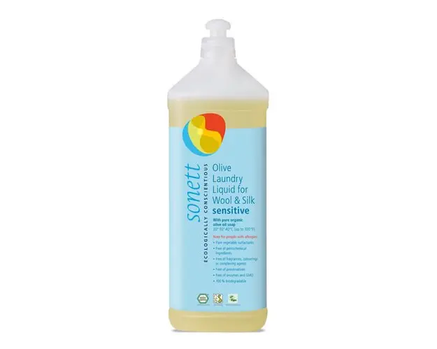 Detergent ecologic lichid pt lana si matase neutru, 1l | Sonett