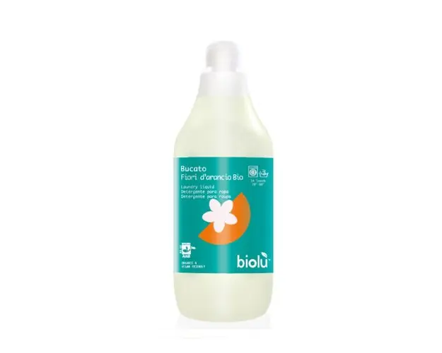 Detergent ecologic pentru rufe albe si colorate portocale, 1l | Biolu