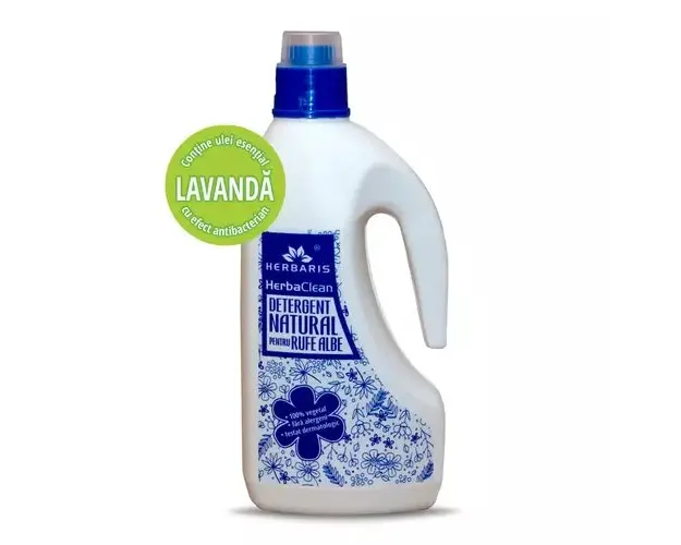 Detergent natural pentru rufe albe cu Lavanda, 1500ml | Herbaris