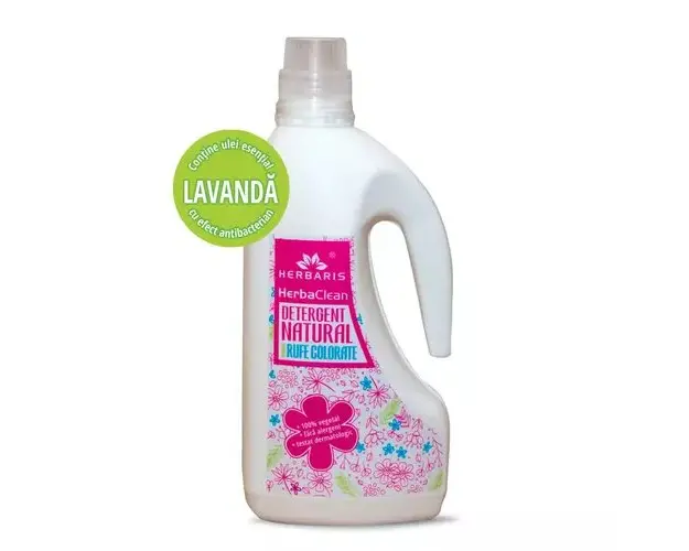 Detergent natural pentru rufe colorate cu Lavanda, 1500ml | Herbaris