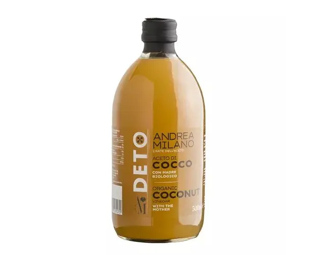DETO BIO Otet de Cocos Organic Nefiltrat, 500ml | Andrea Milano