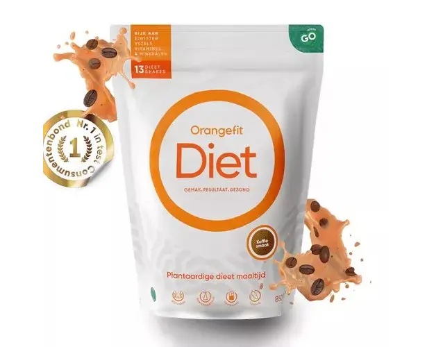 Diet - Pudra pentru Slabit cu Aroma de Cafea, 850g | Orangefit