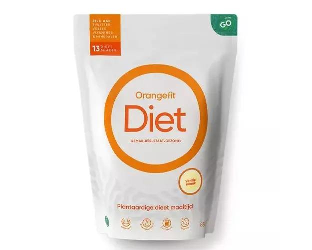 Diet - Pudra pentru Slabit cu Aroma de Vanilie, 850g | Orangefit