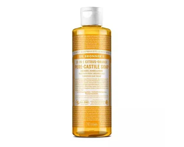 Sapun lichid Organic de Castilia 18-in-1, Citrice | Dr.Bronner's