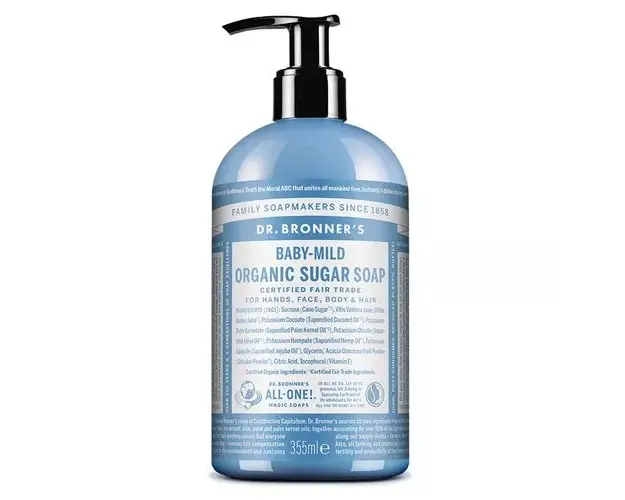 Organic Sugar Soap, sapun lichid pentru copii, Baby-Mild | Dr.Bronner's