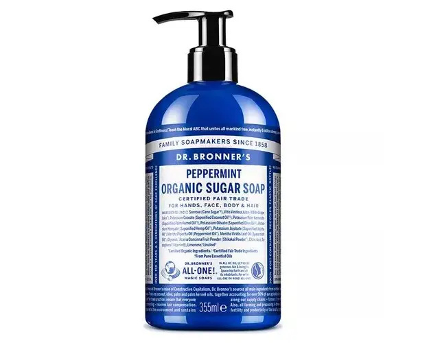 Organic Sugar Soap, sapun lichid cu Menta | Dr.Bronner's