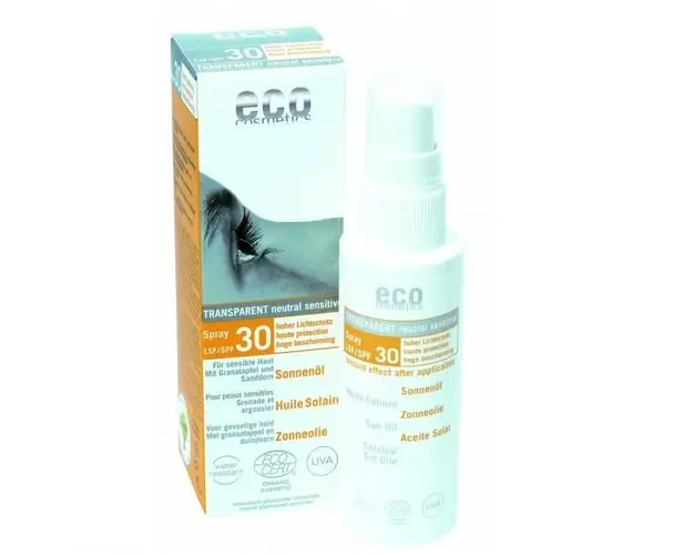 Ulei de Plaja Bio Pentru Fata si Corp cu Protectie Solara Inalta FPS30, 50ml | Eco Cosmetics