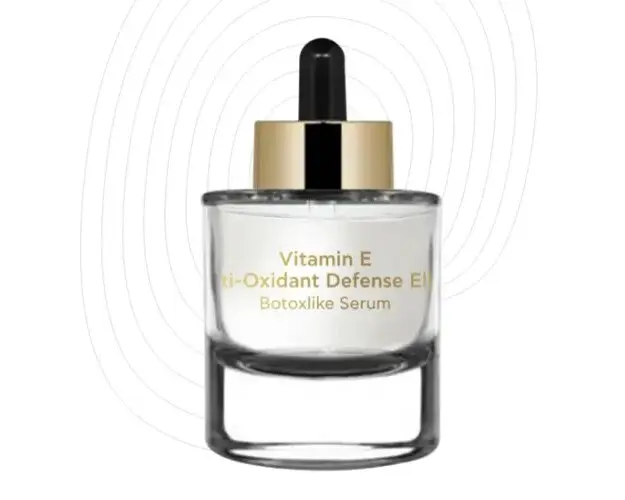 Ser Facial cu Efect de Botox - Elixir Antioxidant cu Vitamina E, 30ml | Inalia