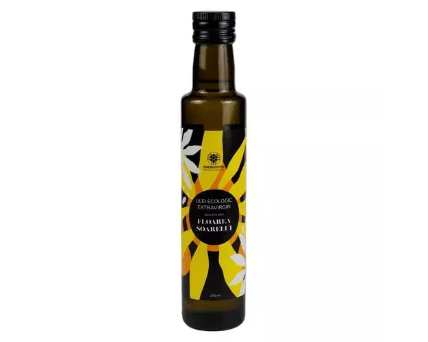 Ulei de floarea soarelui, presat la rece, ECO | Energovita