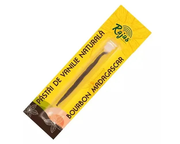Pastai de Vanilie Naturala, Madagascar Bourbon, 1 buc. | Rajas