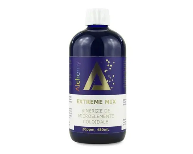 Extreme Mix, sinergie de aur, zinc si cupru coloidal 20ppm | Pure Alchemy