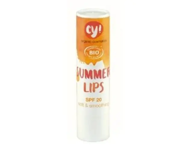 Balsam de Buze Bio Summer Lips cu Protectie Solara FPS 20, 4g ey! | Eco Cosmetics