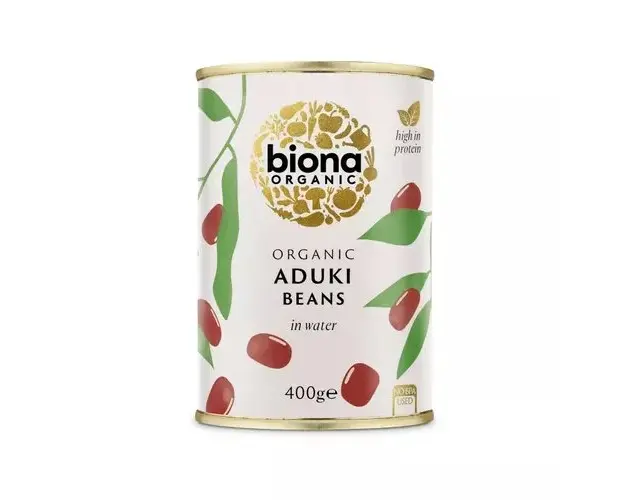 Fasole Azuki (Aduki) Boabe Conserva ECO, 400g | Biona