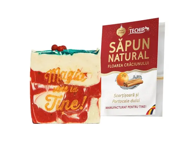 Sapun Natural Floare de Craciun, 120g | Techir