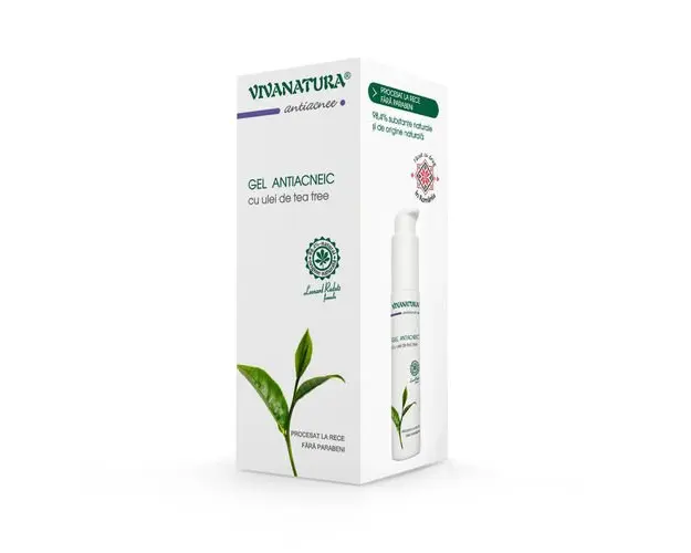 Gel Antiacneic cu Ulei de Tea Tree, 50ml | Vivanatura