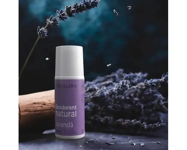 Deodorant Roll-on Natural Lavanda, 50ml | Terralura