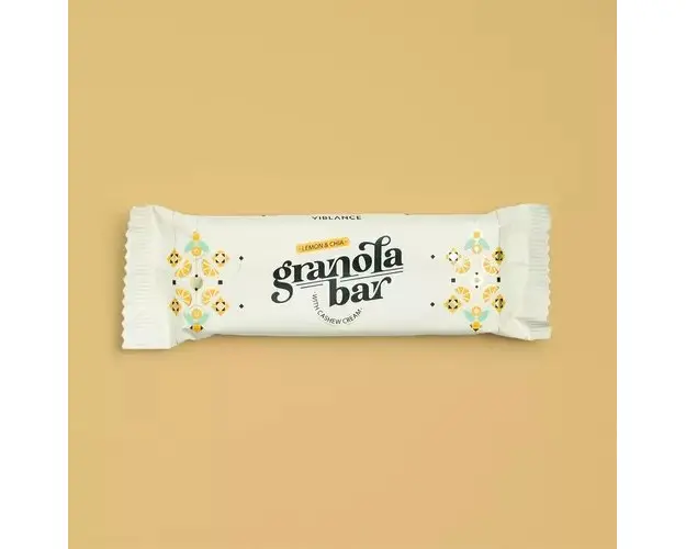 Baton Granola cu Lamaie si Chia, 55g | Viblance