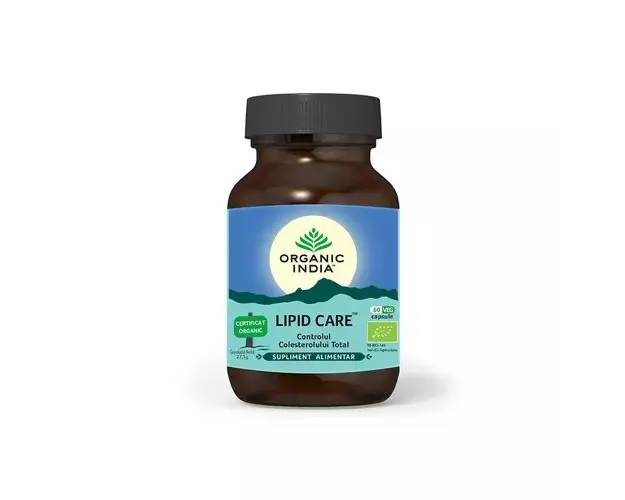 Lipid Care - Controlul Colesterolului Total, 60 cps ECO | Organic India