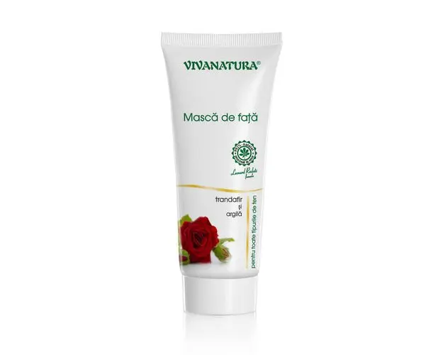 Masca de Fata cu Argila si Trandafir, 75ml | Vivanatura