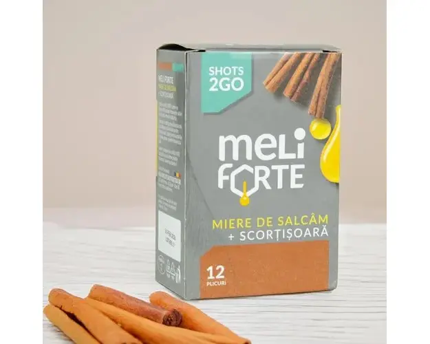 Miere de Salcam cu Scortisoara, 12 plicuri | Meliforte
