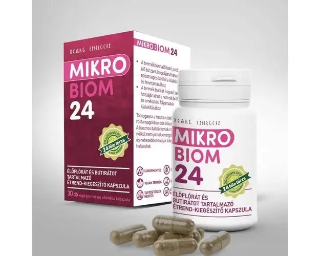 MikroBiom-24- supliment alimentar care contine flora vie, 30cps | Hymato 