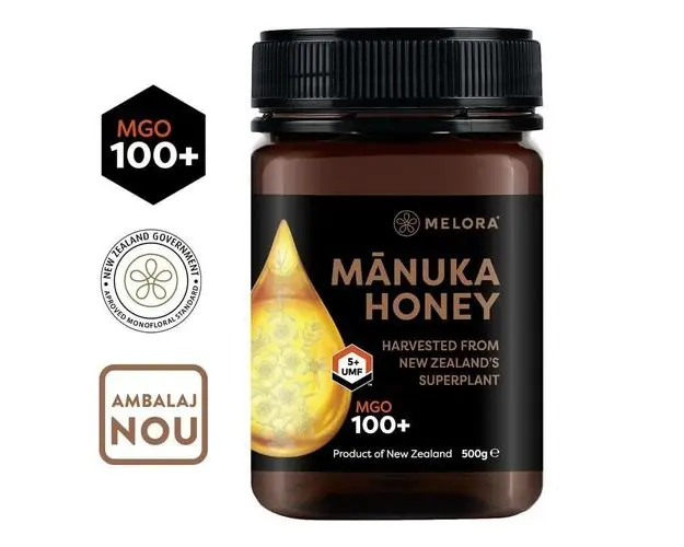 Miere de Manuka, MGO 100+ Noua Zeelanda Naturala 500g | Melora