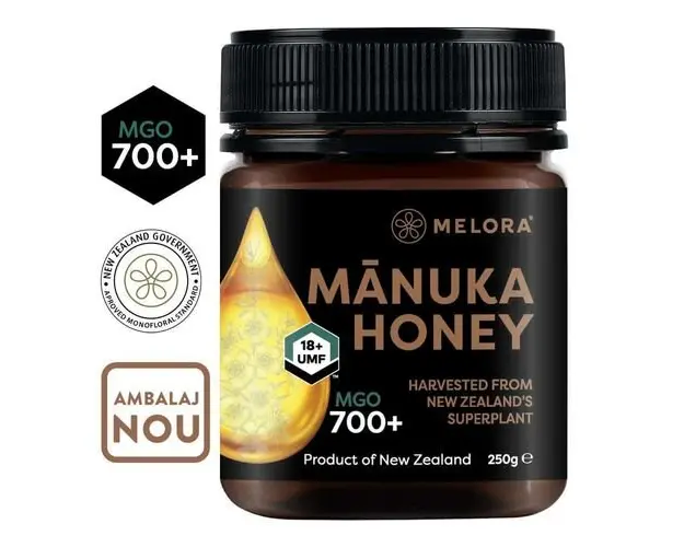 Miere de Manuka, MGO 700+ Noua Zeelanda Naturala 250g | Melora