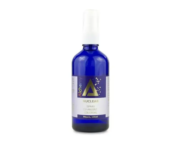 Lotiune pentru ingrijirea pielii, spray cu argint coloidal 80ppm, Nuclear | Pure Alchemy